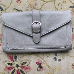 Grey  clutch